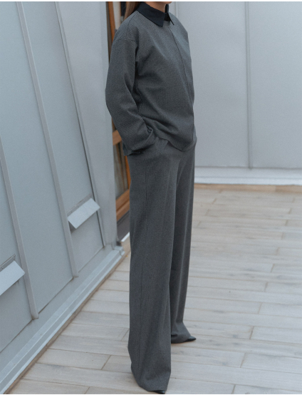 Картинка Штани темно-сірі