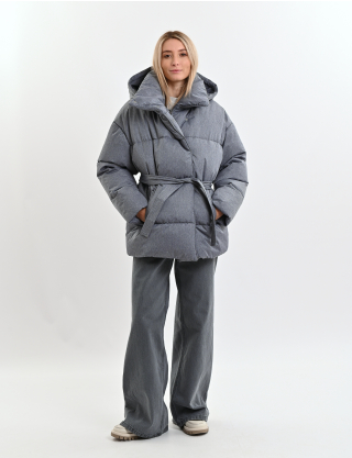 Картинка Пуховик сірий