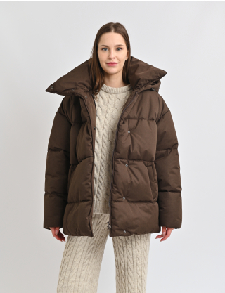 Картинка Пуховик коричневий