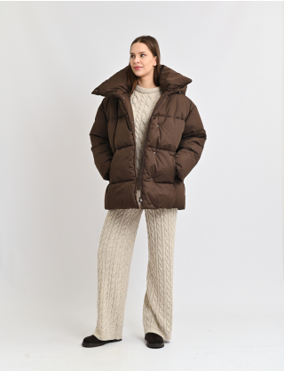 Картинка Пуховик коричневий