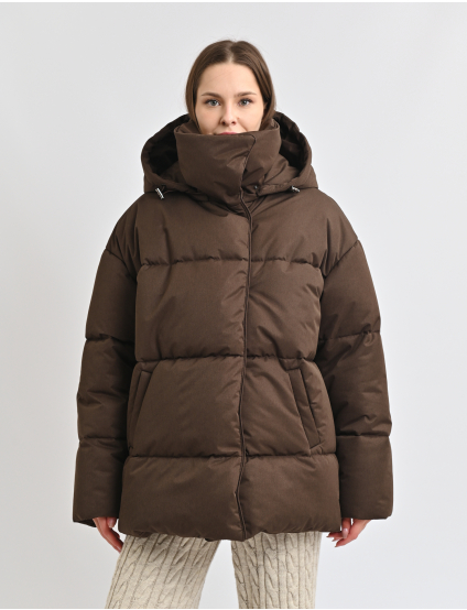 Картинка Пуховик коричневий