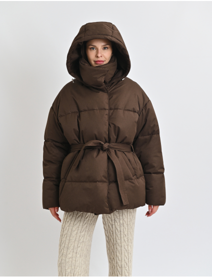 Картинка Пуховик коричневий