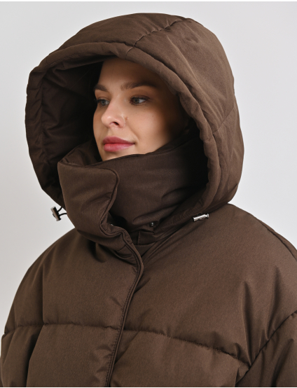 Картинка Пуховик коричневий