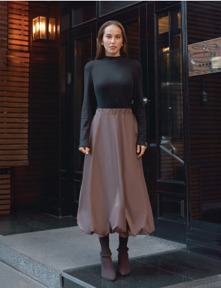 Картинка Спідниця коричнева