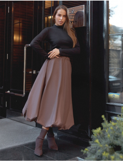 Картинка Спідниця коричнева