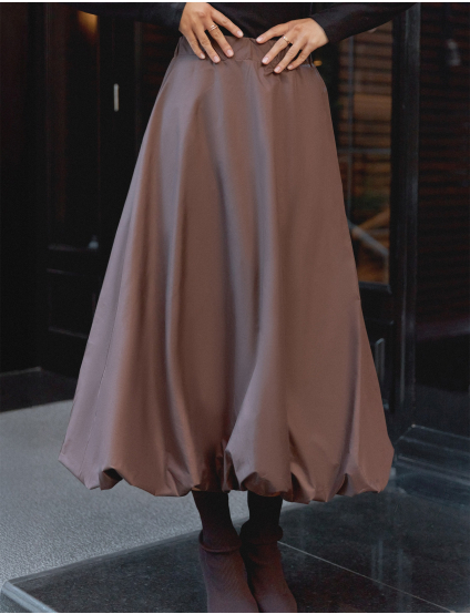 Картинка Спідниця коричнева