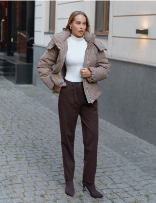 Картинка Штани темно-коричневі