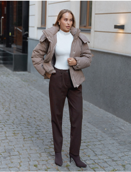 Картинка Штани темно-коричневі