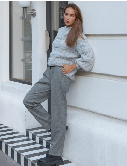 Картинка Штани світло-сірі з вовною