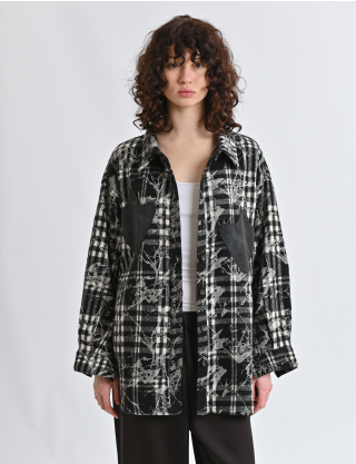 Сорочка чорна картата Картинка Сорочка чорна картата