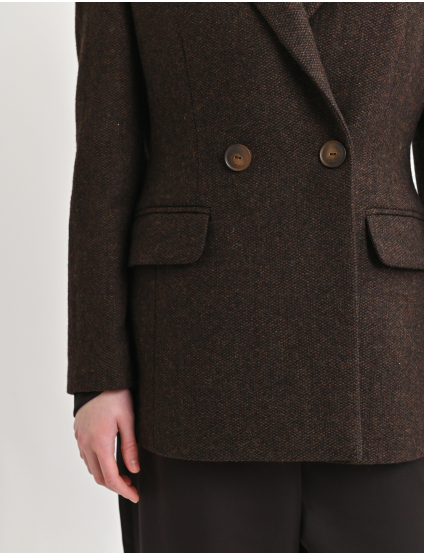 Картинка Жакет темно-коричневий