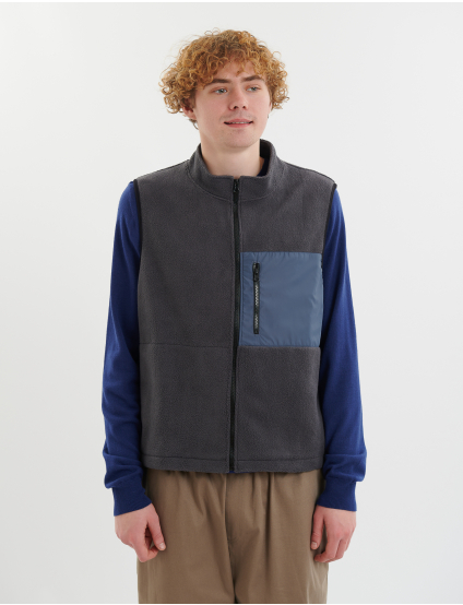 Картинка Жилет сірий флісовий