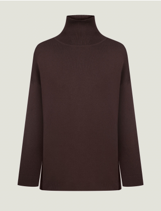 Картинка Светр темно-коричневий