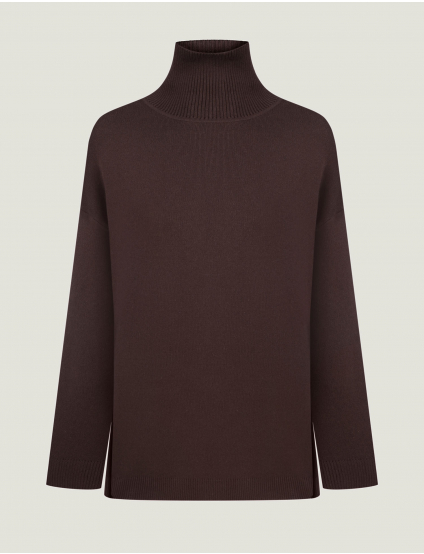 Картинка Светр темно-коричневий