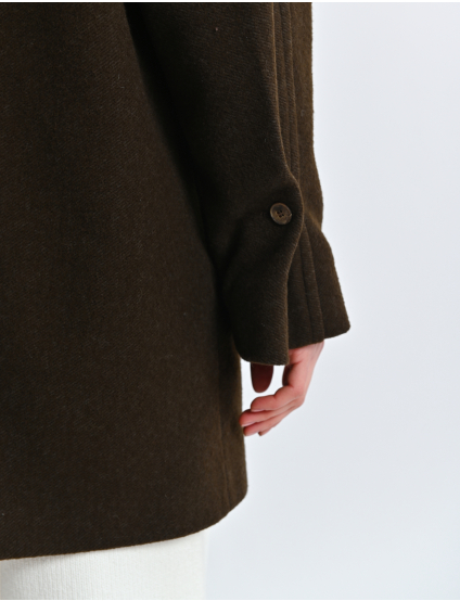 Картинка Пальто темно-коричневе