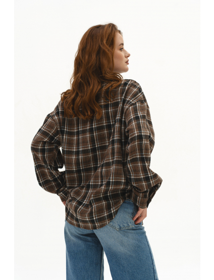 Картинка Сорочка темно-коричнева