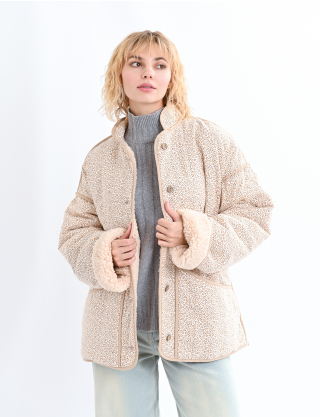 Картинка Тепла куртка з принтом