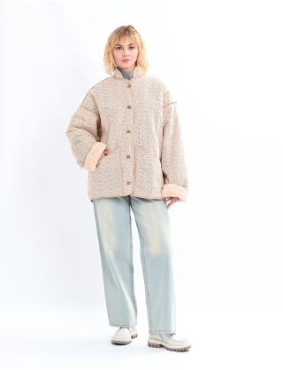 Картинка Тепла куртка з принтом