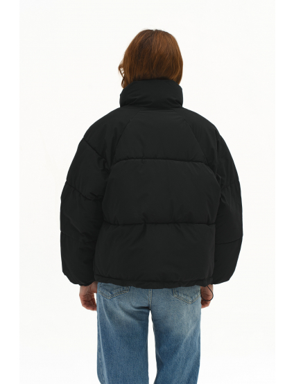 Картинка Пуховик короткий чорний
