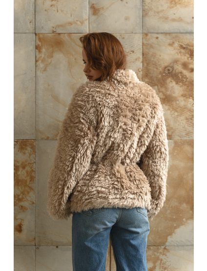 Картинка Шуба бежева