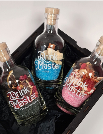 Картинка Набір коктейлів Drink Master black (3 шт.)