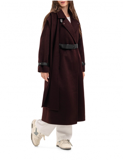 Картинка Пальто бордове