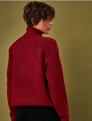 Картинка Светр бордовий