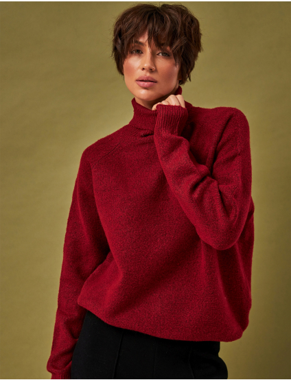 Картинка Светр бордовий