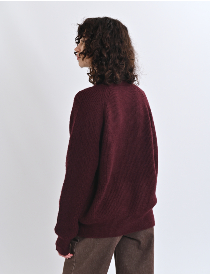Картинка Светр бордовий