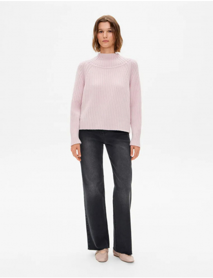 Картинка Жіночі темно-сірі джинси з необробленим краєм