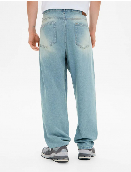 Картинка Чоловічі блакитні джинси прямого крою
