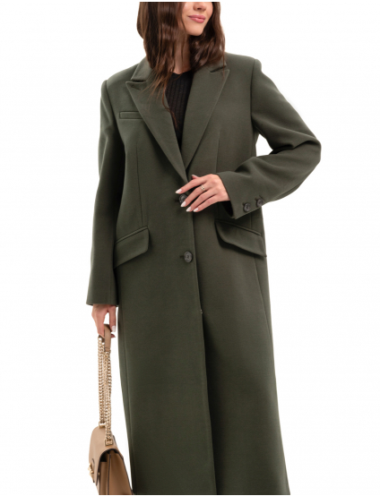 Картинка Пальто темно-зелене