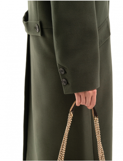 Картинка Пальто темно-зелене