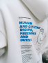 Картинка Худі “Конституція” унісекс в білому кольорі