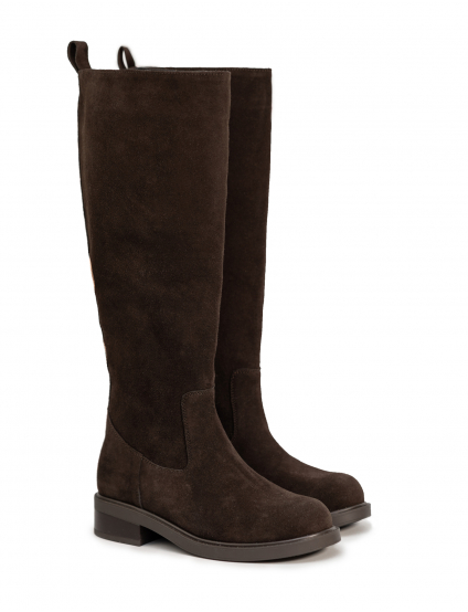 Картинка Чоботи темно-коричневі