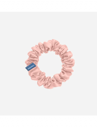 Картинка Шовкова резинка для волосся рожева