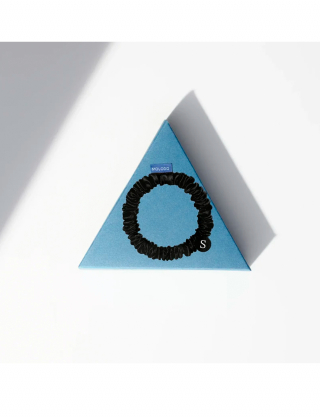 Картинка Шовоква резинка для волосся чорна