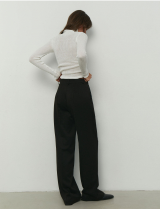 Картинка Жiночi брюки палаццо чорні modena