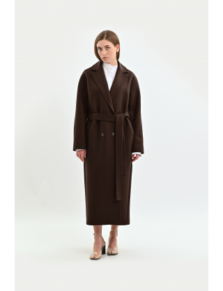 Пальто темно-коричневе Картинка Пальто темно-коричневе