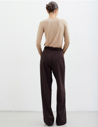 Брюки темно-коричневі Картинка Брюки темно-коричневі