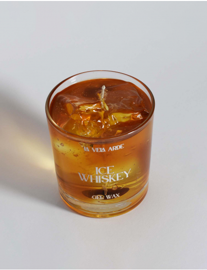 Картинка Свічка "ICE WHISKEY" - аромат БРЕНДІ ГРУША