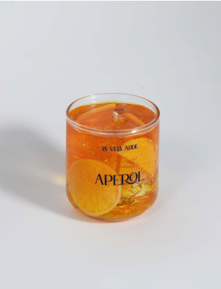 Свічка "APEROL" з ароматом справжнього коктейлю Картинка Свічка "APEROL" з ароматом справжнього коктейлю