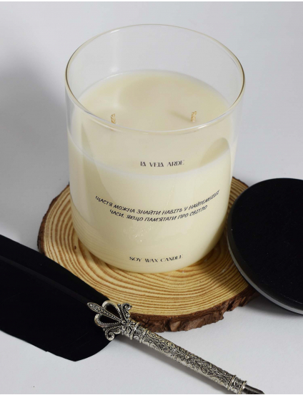 Картинка Свічка "Stories of Hogwarts" з ароматом - булочка з корицею