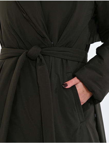 Картинка Пуховик темно-зелений