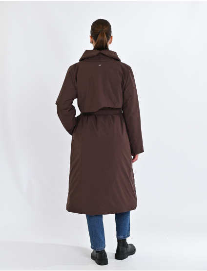 Картинка Пуховик коричневий