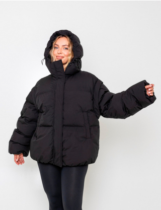 Пуховик чорний Картинка Пуховик чорний