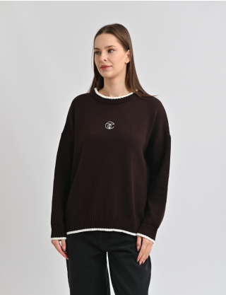 Картинка Светр коричневий