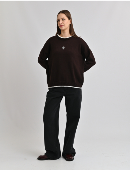 Картинка Светр коричневий