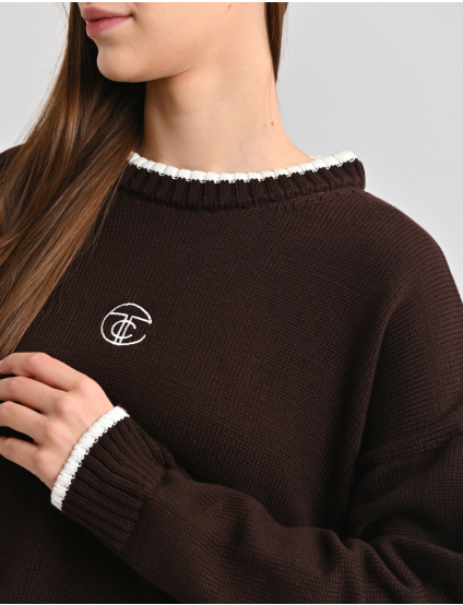 Картинка Светр коричневий