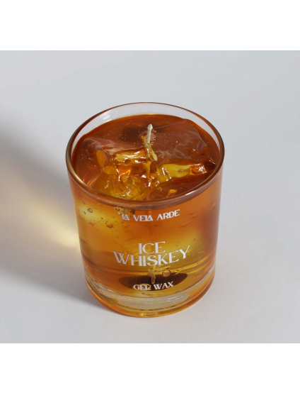 Картинка Свічка "ICE WHISKEY" - аромат БРЕНДІ ГРУША